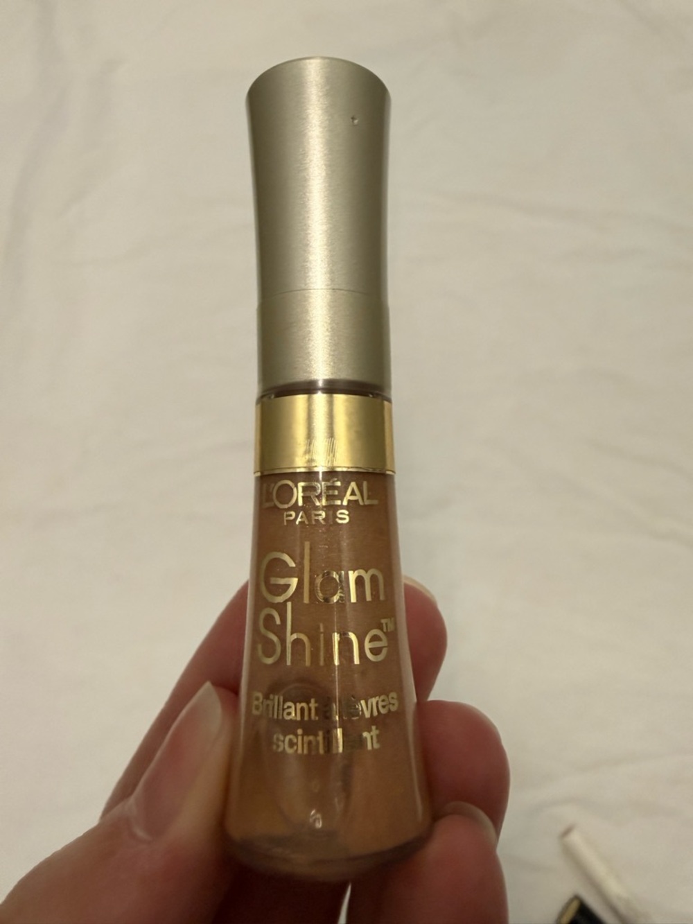 New!!! L'Oreal Glam Shine Lip Gloss - Shimmering Gold